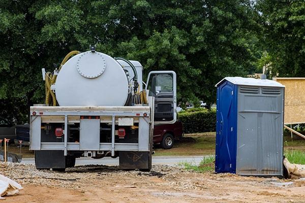 Porta Potty Rental of Campbell workers